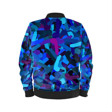 Load image into Gallery viewer, Cock-n-Ballz Camo Curvy Cut Bomber - Blue