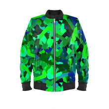 Load image into Gallery viewer, Cock-n-Ballz Camo Curvy Cut Bomber - Green