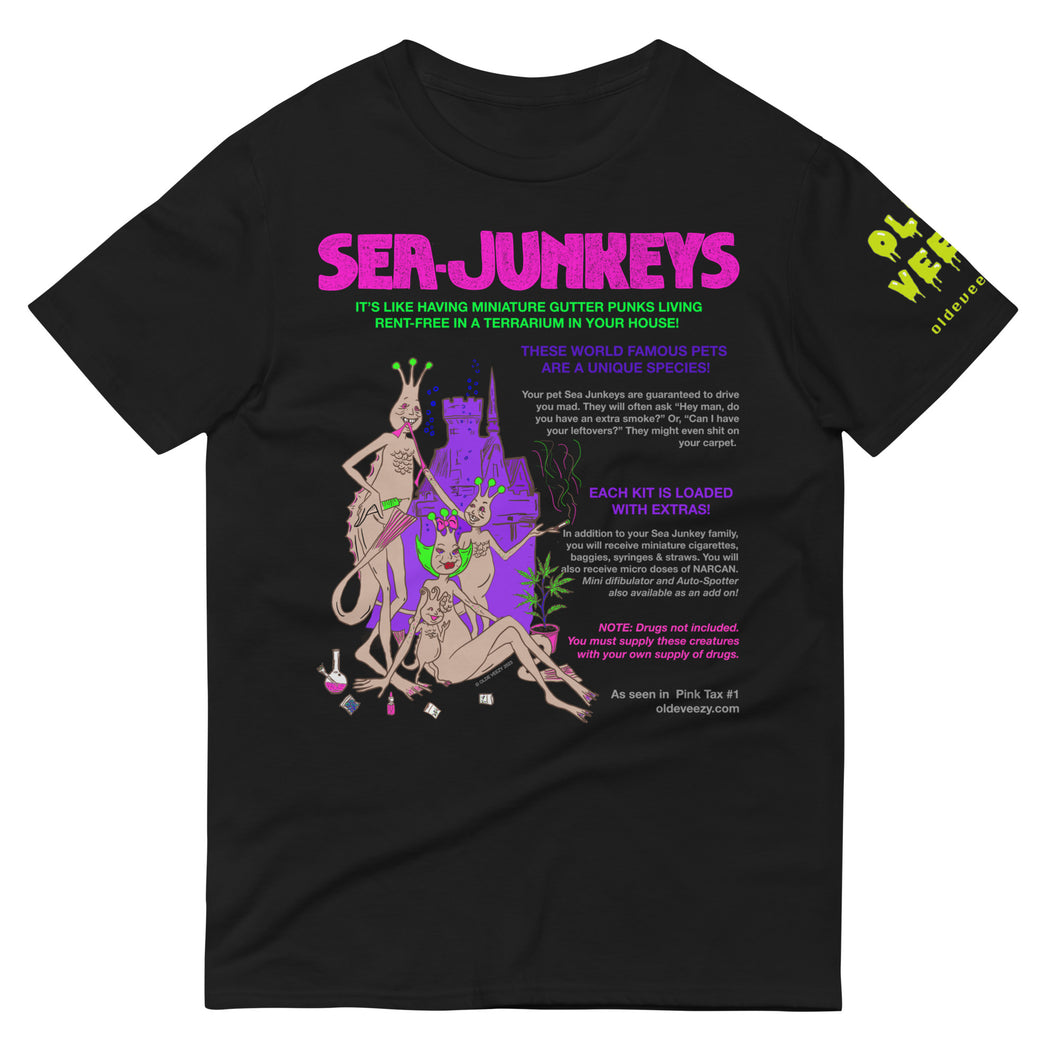 Sea Junkeys Boxy Cut Tee - Dark colors