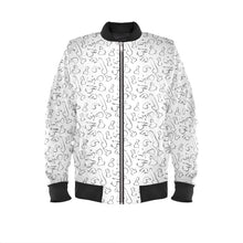 Load image into Gallery viewer, Dixxx Boxy Cut Bomber - White
