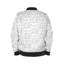 Load image into Gallery viewer, Dixxx Boxy Cut Bomber - White
