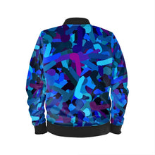 Load image into Gallery viewer, Cock-n-Ballz Camo Curvy Cut Bomber - Blue
